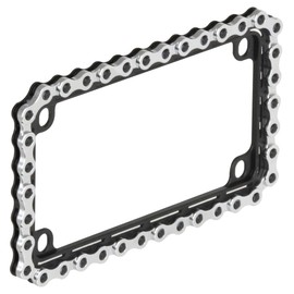 Bell Automotive 22-1-46497-8 Universal Motorcycle Chain License Plate Frame