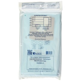 EnviroCare Replacement Micro Filtration Vacuum Cleaner Dust Bags made to fit Riccar SL+, Simplicity Type J canisters 6 bags