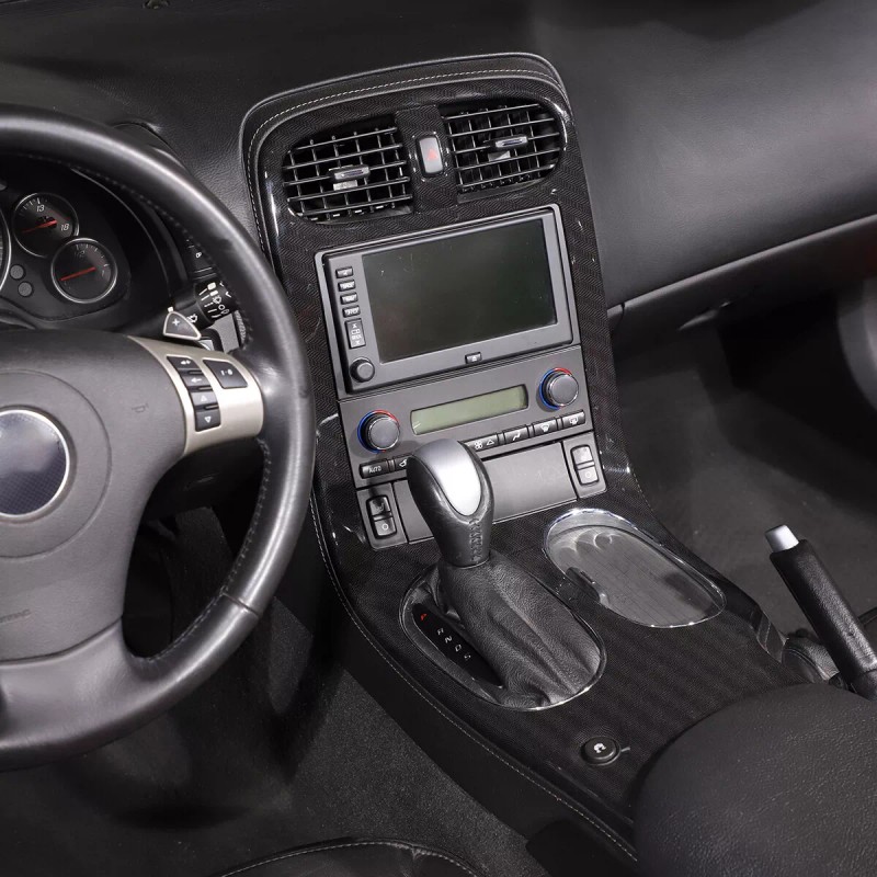 Unbranded ABS Carbon Fiber Interior Center Console Trim Cover For