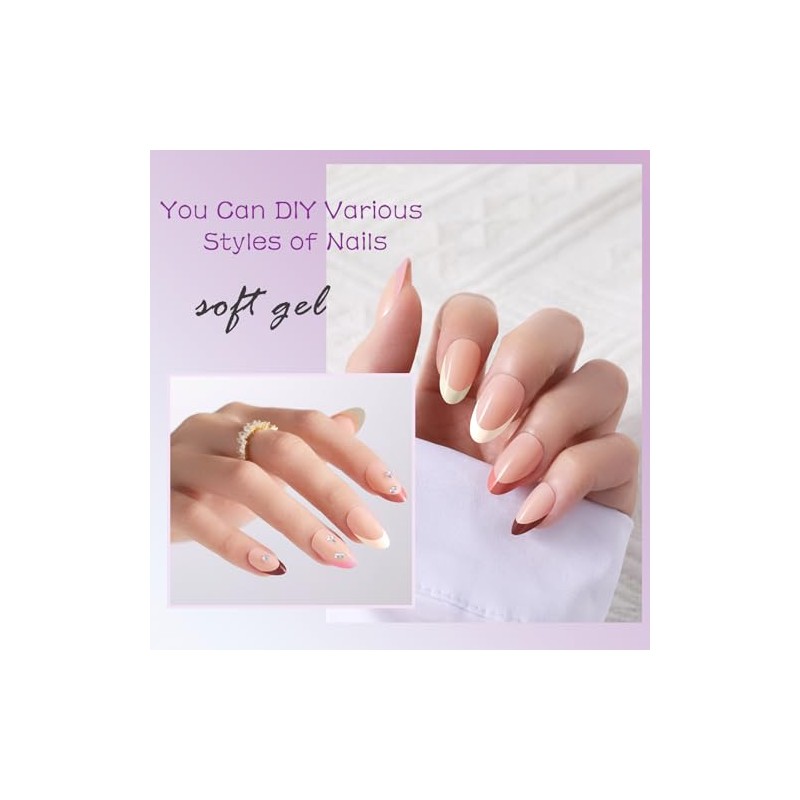 Dsixnails 150 Uñas Postizas En Tonos De Piel Para Mujer