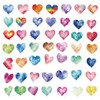 50 PCS Love Stickers Waterproof Vinyl Heart Sticker for Computer,Skateboard,Laptop,Water