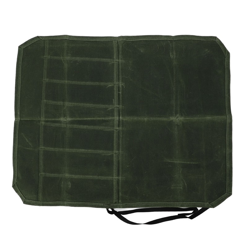 Waxed Canvas Knife Bag 7 Pocket Professional Foldable Chef Knife
