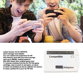 4Pcs SD2Vita Memory Card Adapter, for PS Vita Micro Memory Card Adapter, for PSV Memory Card Adapter for PS Vita 1000 2000 for PS TV