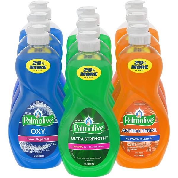 Palmolive Palmolive Dish soap Variety Pack - 10 Ounce (9 Pack), Total of 90 Fluid Ounce, 90 Fl Oz