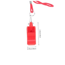 BESPORTBLE 3Pcs Emergency Survival Whistle with Lanyard Loud Multi Function Whistles for Outdoor Activities Camping Sports and Life Saving Situations
