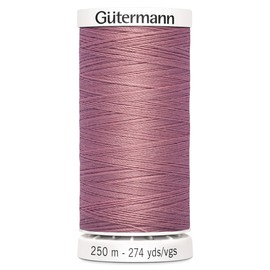 Gutermann Sew All Polyester Thread, 250mtr, Vintage Pink (0473), 5.5 x 2.7 x 2.7 cm