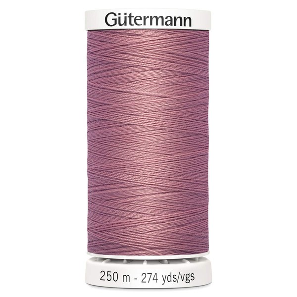 Gutermann Sew All Polyester Thread, 250mtr, Vintage Pink (0473), 5.5 x 2.7 x 2.7 cm