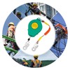 49ft Self-Retracting Lifeline 15m Safety Fall Arrester Heavy Duty Retractable