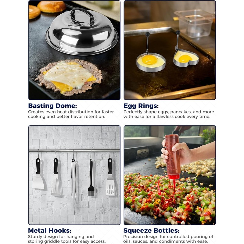 Commercial Chef Blackstone Griddle Accessories Kit - Blackstone Accessories -