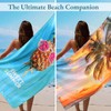 4 Pack Lightweight Quick-Dry Beach Towels - Oversized 71"x32" Sand-Free