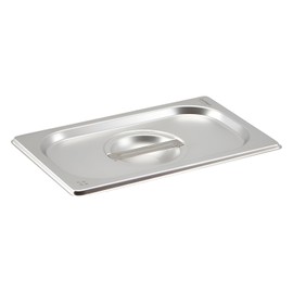 Genware NEV-GN14-LID Stainless Steel Gastronorm Pan with Lid, Size 1/4