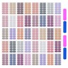 XEAOHESY 40 Sheets Elegant Solid Color Nail Polish Strips with