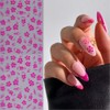 Irikdescia Pegatinas de Uñas 3D con Flores Hibiscus – Set