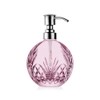 Godinger Soap Dispenser with Pump, Crystal Glass Lotion Dispenser, Bathroom