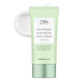 Thank You Farmer Sun Project Skin Relief Sun Cream SPF50+ PA++++, 50ml, 1 piece / 땡큐파머 선 프로젝트 스킨 릴리프 선크림 SPF50+ PA++++, 50ml, 1개