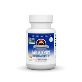 Source Naturals Melatonina 2.5 mg - 60 pastillas con sabor a naranja