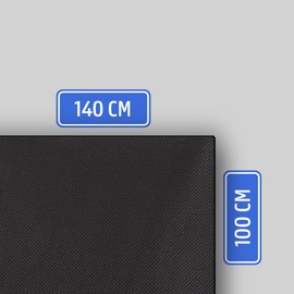 Non-Slip Mat 100 x 140 cm - Universal Dirt Mat, Waterproof and Can Be Cut to Size - Rubber Mat Non-Slip Mat for Car Boot