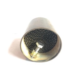 Radiant Cycles Shorty GP Exhaust Motorcycle Muffler Baffle Bolt In Catalyst NEW