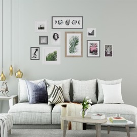 24-Pairs Large Picture Hanging Strips Heavy Duty, 48 Strips Sticky Picture Hangers for Walls,Hanging Pictures without Nail,Damage Free No Nails Refill Adhesive Poster Strips for Frame Mounting Strips