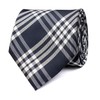 OTAA Midnight Blue with White Stripes Necktie Casual Ties for