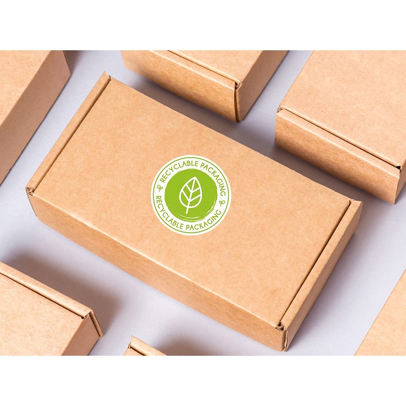 60 x 6cm Stickers - Recyclable Packaging Recycle Environmentally Friendly