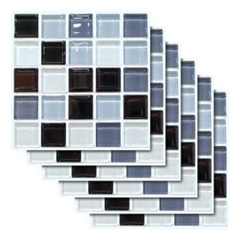 Liwein Tile Stickers, Decorative Tile Film, Tile Stickers for Kitchen, Bathroom, Dining Room, Hotel, Tile Stickers (20 x 20 cm), Pack of 30