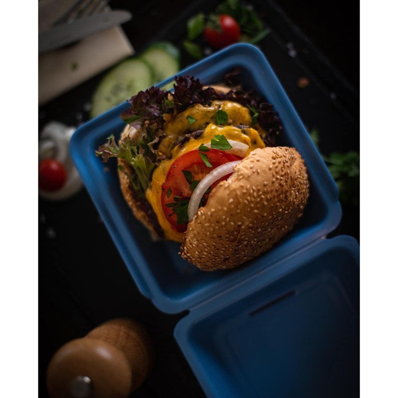 elastoREuse Burgerbox Take Away Packaging - Food Container to Go