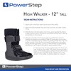 PowerStep Low Walker 12" Tall, Post-Operative Foot & Ankle Support