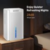 Dehumidifier,95OZ Dehumidifier for Home 1000 Sq.Ft - Quiet with Auto