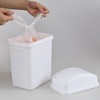 Zopnny Bathroom Bin Small Trash bin for Bathroom, Plastic Swing