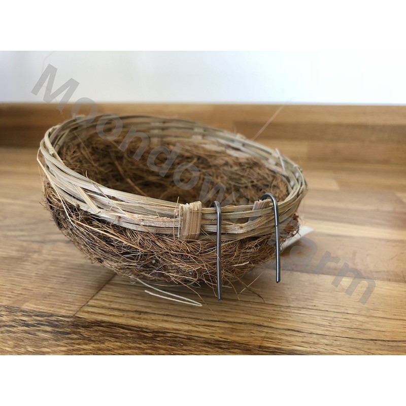 Moondown Farm Canary Bird Nest Pans Coco and Wicker with