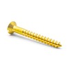 Hippo Hardware No.8 X 1" (4mm X 25mm) Solid Brass