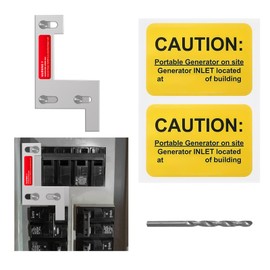 Generator Interlock Kit Compatible with Siemens,ITE,Gould Murray and Thomas and Betts 150 or 200 amp Panels,1 1/4 Inch Spacing Between Main Circuit Breaker and Generator Circuit Breaker