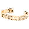 Stainless Steel Bracelet Women Inlay Rhinestones Wristband Wrist Decoration for