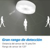 3PCS Luces con Sensor de Movimiento,Luz Nocturna LED Recargable por
