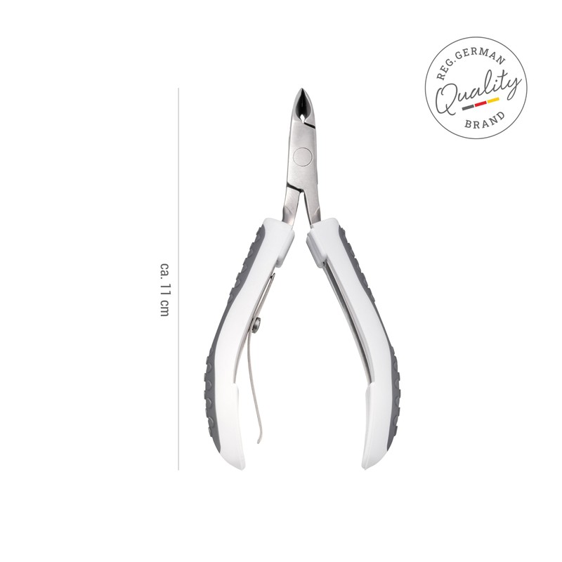 TITANIA Cuticle Nippers with Soft Touch Handle Professional Cuticle Nipper
