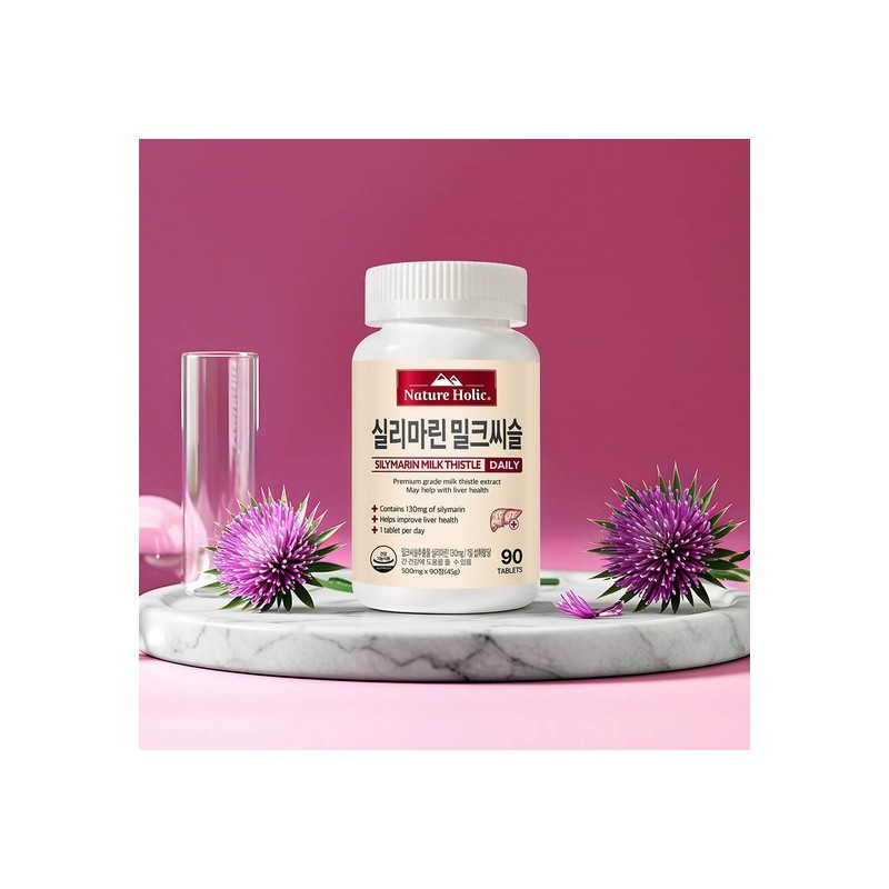 Natureholic Silymarin Milk Thistle 1 Bottle (90 tablets) 3-month supply