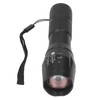 Small LED Flashlight Single Mode Retractable Focusing Waterproof Green Light