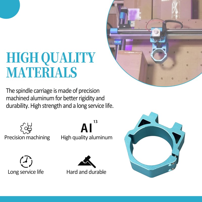 HOLEPU HOLEPU 65mm ZC65 4040-PRO Spindle Mount Fits 3020-PRO MAX