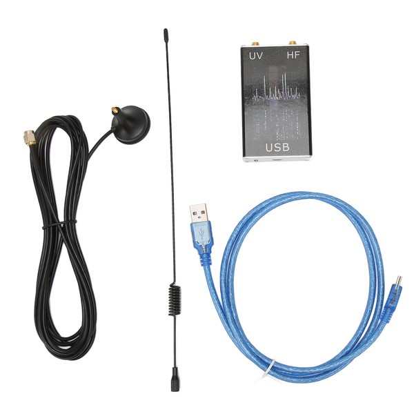 RTL SDR Radio Receiver Professional 100KHz‑1.7GHz UV HF USB Portable