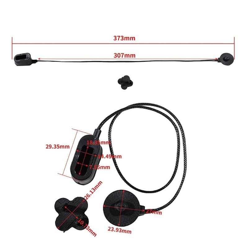 Parcel Shelf String Cord Compatible with Ford Fiesta MK8 Petrol