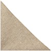 King & Priory Highland Weave Stonewashed Light Brown Pocket Square,