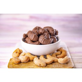 Wockenfuss Candies Cashews, Milk Chocolate, 1lb