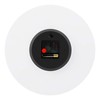 LetusZhogo Pizza Wall Clock 15 Inch Battery Operated Non Ticking