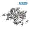 sourcing map 50Pcs Extended Spring 7mm x 30mm, 0.7mm Spring