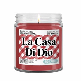 La Casa Di Dio Italian Grandmother Scented Candle - Smells Like Red Sauce - Garlic Bread - Basil - 100% Naturally Vegan Soy and Premium Fragrance | Handmade in Denver, Colorado (4oz Glass Jar)