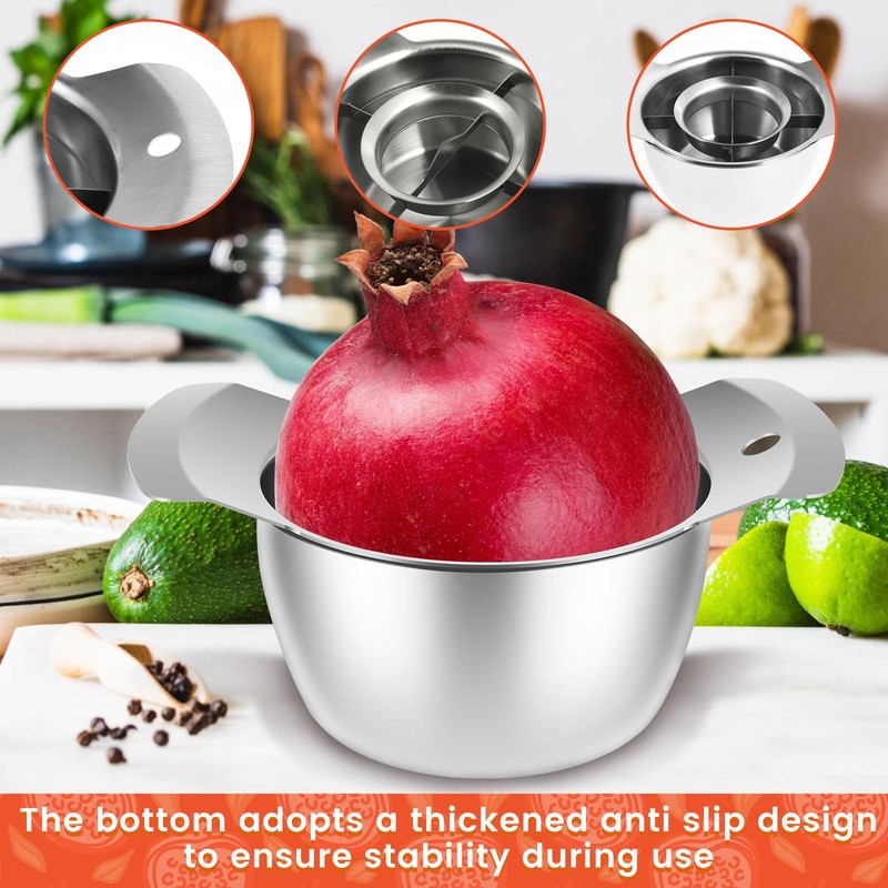 Pomegranate Peeling Tool 304 Stainless Steel Pomegranate Peeler High Efficiency