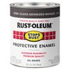 Rust-Oleum 7754502-2PK Stops Rust Brush On Paint, Quart, Semi-Gloss Anodized