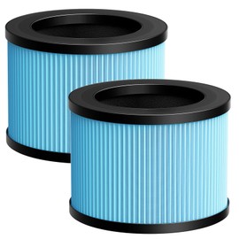2 Pack MK01 Replacement Filter Compatible with MK01 MK-06, FreAire KN6391, ToLife TZ-K1,Kloudi DH-JH01, POMORON MJ001H, MJ012H, Intelabe EPI080/EP1080 Air Purifier- Standard Version