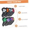 Mipcase 10pcs Golf Club Head Covers Durable PU Material Collision